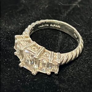 Judith Ripka Sterling Silver Ring w/ Cubic Zirconia